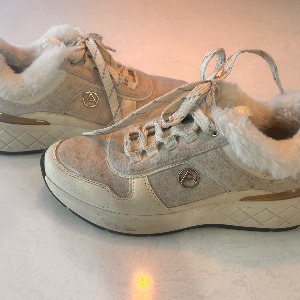Fur lined sneakers from ALDO
